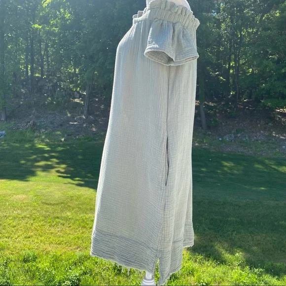 NWOT Anthro Maella Off-The-Shoulder Tunic Dress with Side Pockets, Small - Picture 4 of 16